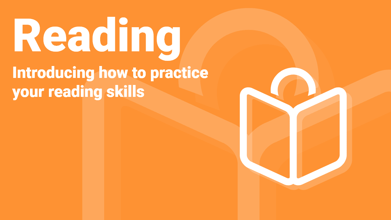 Hello. Before you start, let's review the reading skills section of the exam. The reading section evaluates your reading comprehension skills including your ability to identify the main ideas, understand details, recognize the writer's opinion and infer meaning from context. There are 13 different question formats on the test including multiple choice sentence completion, matching headings and completion of diagrams or tables. You can practice each of these question types with reading passages and questions from the actual exam. You can check your answers to an exercise and your results will be saved to the results page. There is also a highlighter that you can use to highlight key words or phrases and an option to view the reading passages and questions side by side. We recommend you use both of these functions. Finally, don't miss the live streaming classes that cover reading skills. These will help you understand how best to approach each of the 13 different prompts and get the high band score you need. Please move on to exercise one.